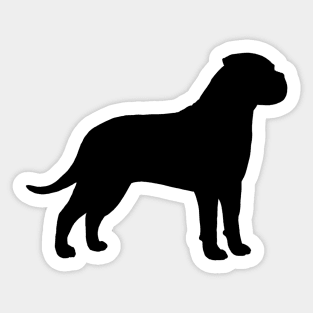 Bullmastiff Silhouette Sticker